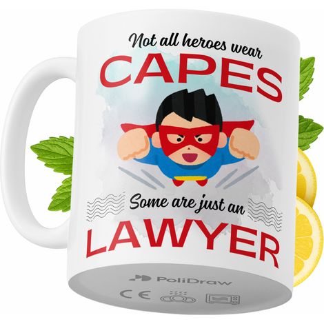 Lustiger Anwaltsbecher mit witzigem Textdesign – ideal für Geburtstage, Namenstage und Feiertage. Hochwertiger Becher für besondere Anlässe im Büro oder Homeoffice. Farbe: Weiß, 330 ml.