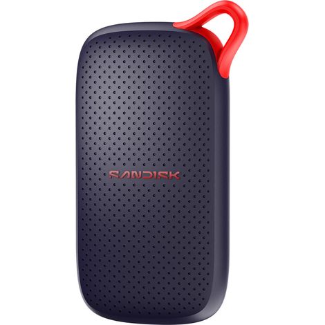SanDisk Portable SSD (V3) 1 TB USB Typ-C 3.2 Gen 2 (3.1 Gen 2) Navy, Rot (1/3)