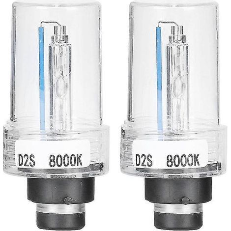 Lot de 2 ampoules xénon D2S 8000K 12V 35W pour phares de voiture (IP68)