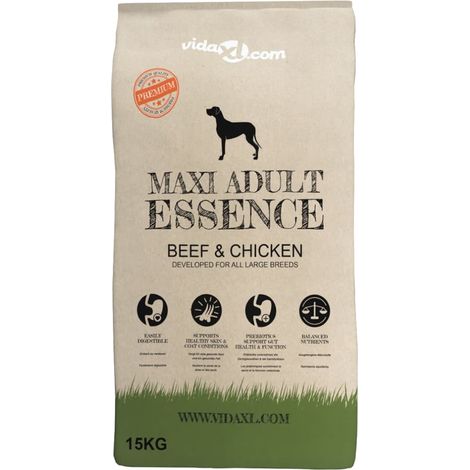 Nourriture pour chiens Maxi Adult Essence Beef&Chicken 2pc 30kg (1/5)