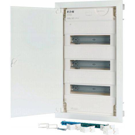 CUADRO ELÉCTRICO DE PLÁSTICO KLV-36UPS-F PT 36M 3X 12M N+PE IP30 IK05 590X360X100
