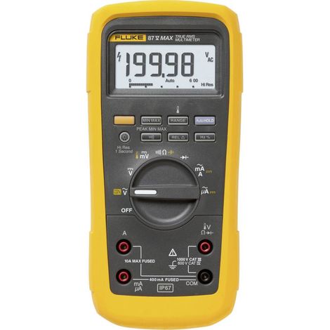 Fluke 87V-MAX Multimetro portatile digitale CAT III 1000 V, CAT IV 600 V (1/2)