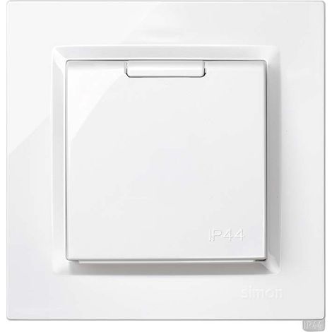 Enchufe schuko monobloc ip44 simon s10 blanco (1/2)