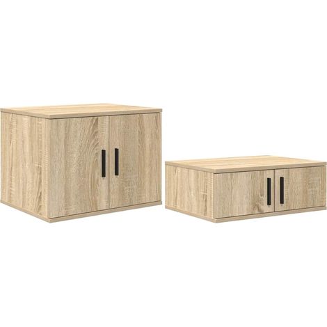 Maison Exclusive - Armadio 2 pcs Rovere Sonoma 118 x 41 x 40 cm Legno multistrato