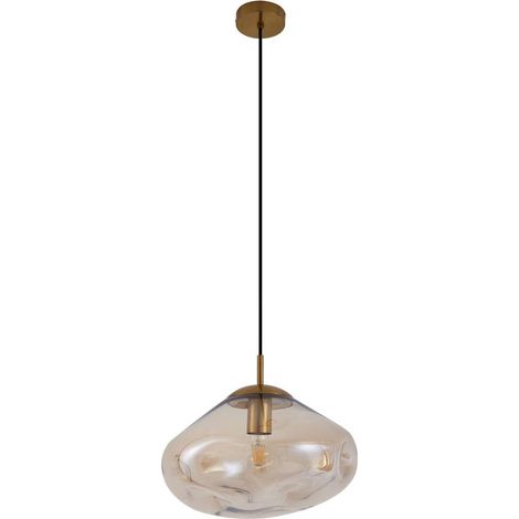 Pendellampa "Lelia" aus glas für vardagsrum / matsal von Lindby