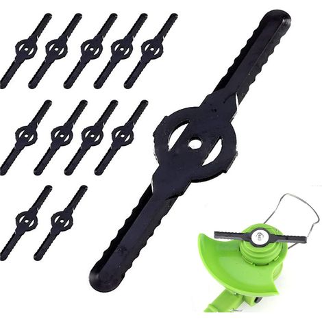 Lames de tondeuse à gazon  Accessoires de rechange en plastique  13.6 cm  Lot de 30 (1/4)