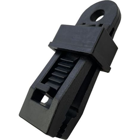 Bache Tente Clip en Plastique 40 Pieces Multi-usages Clips De Bâche De Tente en Plastique Snaps pour Bâches, Auvents et Couvertures, Tentes, Camping en Plein Air, Caravane, Auvents-le noir (1/5)
