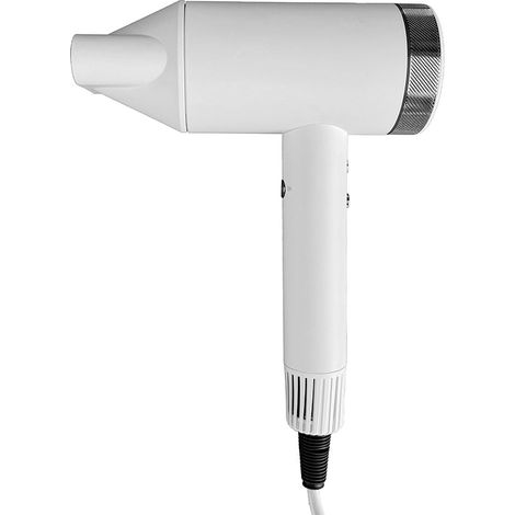 Asciugacapelli bianco con motore brushless senza base murale e tasto a rilascio (1/4)