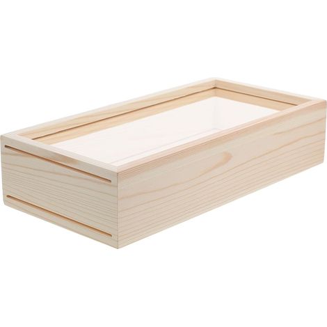 Cadre Spécimen de Fleurs Séchées en Pin et Acrylique pour Décoration Maison Diy, Design Vintage Créatif Conservation Naturelle des Feuilles et Insectes (1/5)