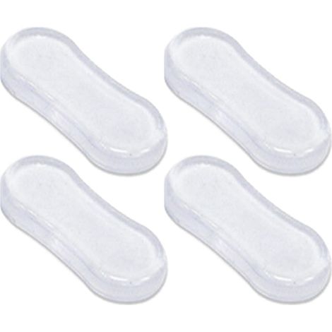 Lntyq 4 pièces - Ensemble de tampons pour abattant de toilette - Kit de remplacement universel pour pare-chocs de siège - ensemble de tampons pour abattant - amortisseur - ensemble de tampons - pièces