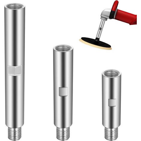 3 Pcs M14 Cutting Grinder Extension M14 Angle Grinder Extension Rotatable Extension Rod (75/100/140mm) (1/5)