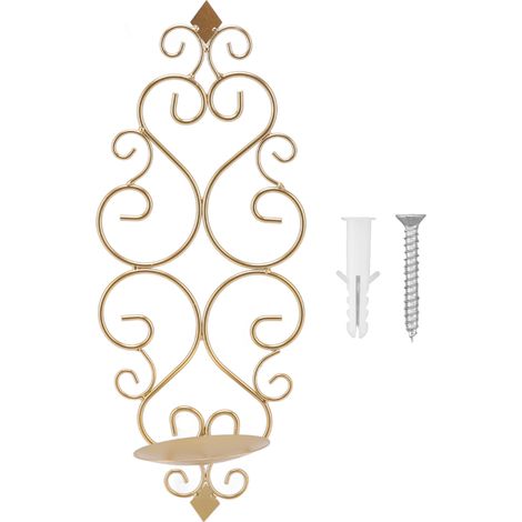 en fer forgé pliable fixation murale applique murale