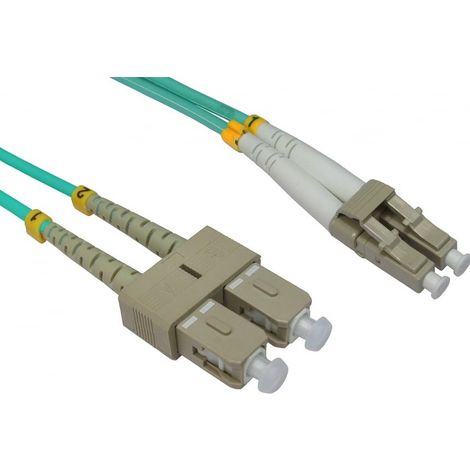 Câble fibre optique RS PRO 10m Avec connecteur / SC, Multi-mode, 2 fibres, LSZH ( Prix pour 1 )