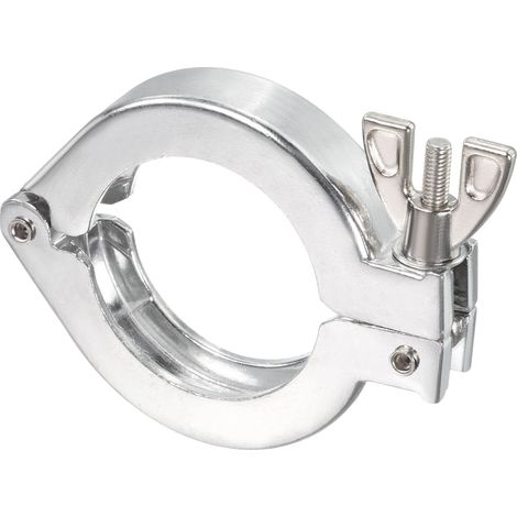 KF-40 Vide Pince Aluminium Alliage Unique Broche Tuyau Pince Argent (1/5)