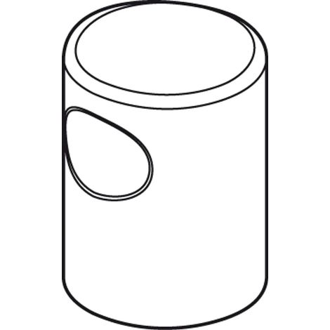 Ideal Standard Botón para conjunto de desagüe Cerasprint, cromo, B961013AA