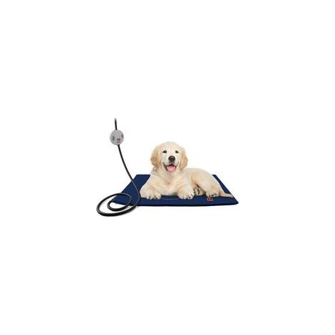 60 45 cm Coussin chauffant pour animaux de compagnie Tapis chauffant électrique pour chien 7 niveaux de température Couverture de sécurité lavable Lit chauffant avec cordon anti-mastication pour lapi (1/5)