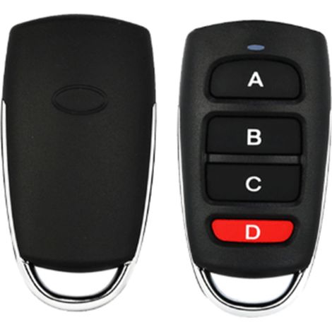 Télécommande sans fil étanche 433 MHz à 4 boutons pour porte de garage électrique (enrouleur) (1/5)