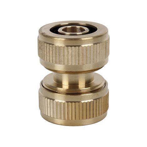 WURKO reparador manguera laton 19mm , Reparador de latón de 3/4 pulgada. -Para mangueras de 19mm. (1/2)