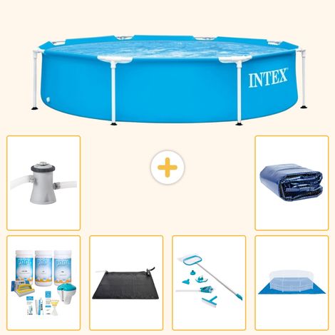 Intex Piscine Tubulaire Ronde - 244x51 cm - 7-pièces  S20398 (1/5)