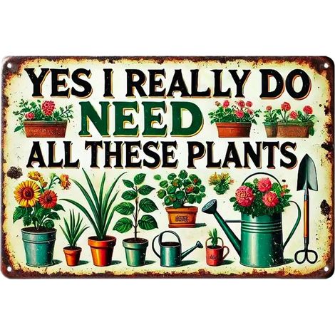 Plaque Metal Vintage, Decoration Murale Exterieur, Creatif et Unique, Decoration Murale Artistique, Adapte aux Restaurants, Cafes et Bars (30 × 20 cm) (1/5)