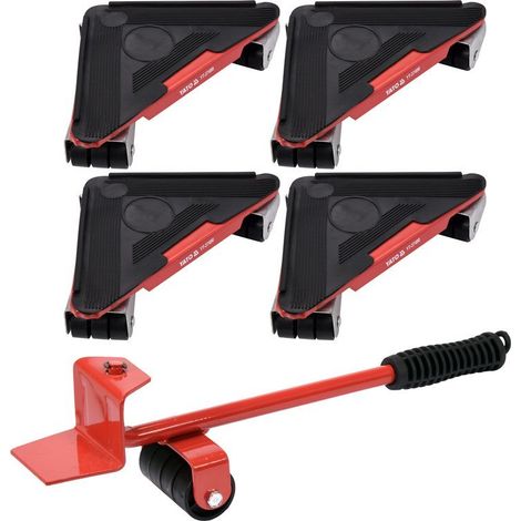 Rodillos Yato para el transporte de muebles de hasta 300 kg. (1/3)