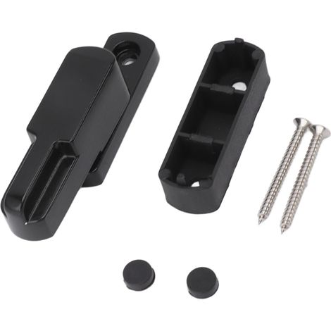 Verrou Fenêtre Coulissante Aluminium Forme T Antieffraction Sécurité Enfant Maison 1 Loquet + Socle + 2 Vis + 2 Plaques (1/5)