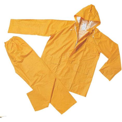 Veste pluvio imperméable et pantalon jaune - Salone