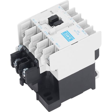 Contacteur AC magnétique industriel 20A 3P en ABS sensible, interrupteur électrique 110V pour habitat et bâtiment (1/5)