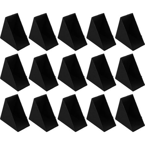 20 protège-coins de transport 50x50x36 mm plastique noir (1/5)