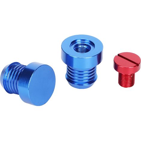 3 bouchons obturateurs de vanne en alliage d'aluminium pour démontage thermostat refroidisseur EGR Série 3 E93 325d (1/5)