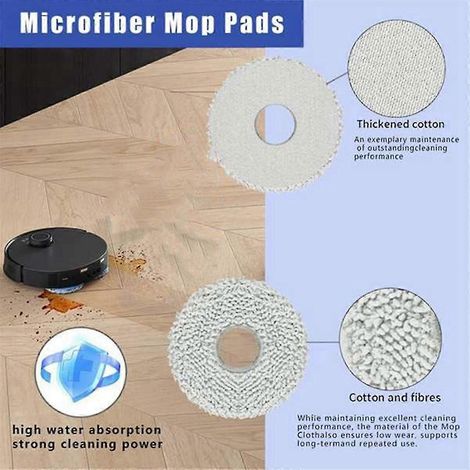 Para Ecovacs Debot T30 Pro Omni para YEEDI M12 ULTRA PLUS M12 Pro+ Cepillo lateral principal Filtro Paño de mopa Du Edition 0718
