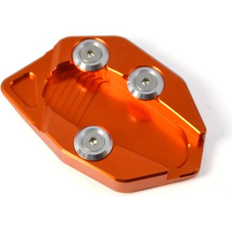 (Orange) Compatible avec YAMAHA TMAX530 T-MAX530 TMAX 530 T-MAX 2012 2013 2014 - Béquille latérale/extension de pied - Plaque de support maxpower (1/4)