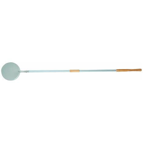 PALA ACCIAIO INOX X PIZZA DIAM.25 CON MAN.FIG.3. Prezzo per 1 pezzo. (1/2)
