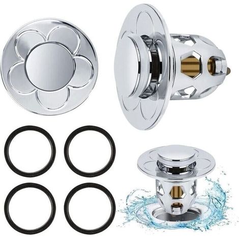 Tappo universale per lavello (34-40 mm), con filtro anti-intasamento, anti-blocco, per lavello da cucina e vasca da bagno, con filtro per capelli.