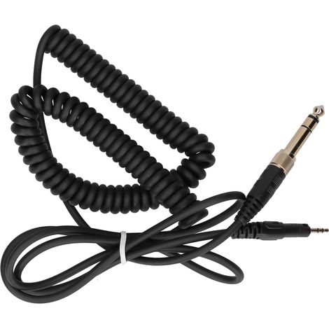 Cordon audio remplacement ressort extensible pour casque ATHM50X M40X, câble spiralé flexible (1/5)
