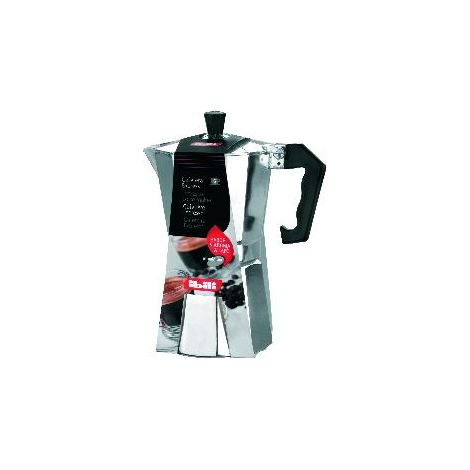 FPLUS cafetera italiana  6 tazas , Detalles de producto
La cafetera de aluminio modelo Bahía de Ibili es de esas cafeteras clásicas que todos deberíamos tener en casa. Aunque se ha