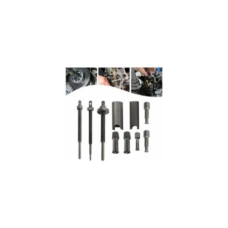 Kit estrattore cuscinetti per moto da 8 pezzi, set di attrezzi per la rimozione di cuscinetti interni da 9-30 mm, set estrattore cuscinetti interni per moto, ruote di biciclette, cuscinetti per macchi