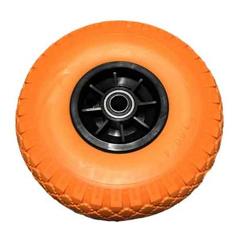 RUOTA IN POLIURETANO PER CARRELLI CON DISCO IN PLASTICA IDEAL STAR 260x85 mm - portata 120 kg - IDEAL STAR