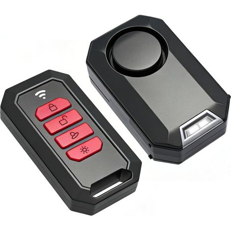 Alarme Velo, Alarme sans Fil pour Moto, 135DB IPX5 avec Capteur de Sécurité (1/5)