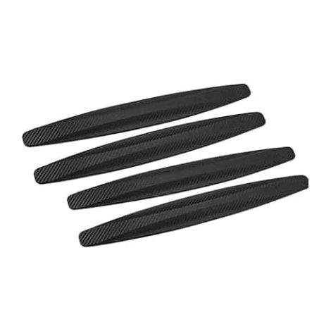 Bandes de Protection Anti-Rayures adhésives universelles pour Voiture, adhésives et Réutilisables en Caoutchouc Noir, Dimensions 40.6 x 2.7 cm