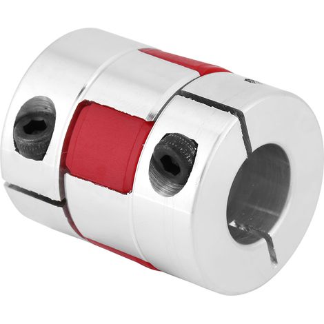 Accouplement à arbre en alliage d'aluminium, raccord D25 L30 12-12 mm (1 pièce) (1/5)