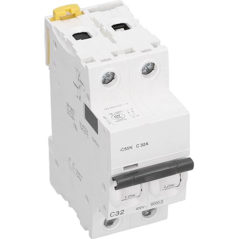 Miniatur-Leistungsschalter 2P 32A 400V AC, Niederspannungsschutz, DIN-Schienenmontage, modularer automatischer Schalter (1/5)