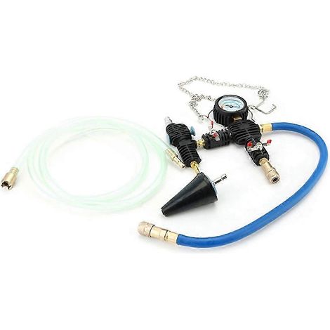 Outil de remplissage de liquide de refroidissement pour purge sous vide du système de refroidissement du moteur automobile (1/5)