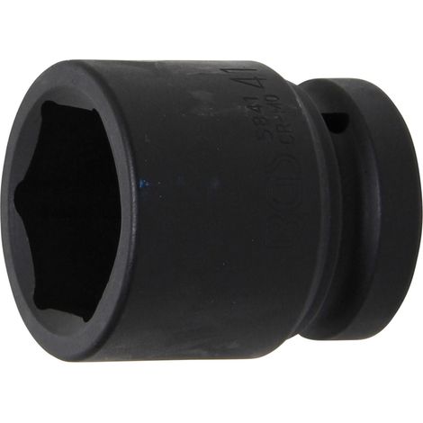 BGS Inserto chiave a bussola esagonale, attacco quadro interno 25 mm (1") SW 41 mm - 5841.