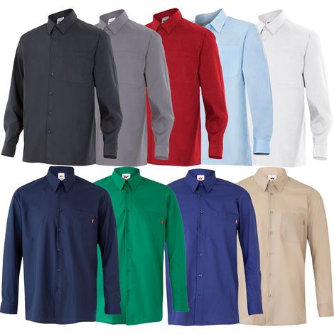 Camicia da lavoro Velilla 529 - L - Blaue Marine