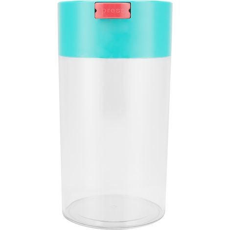 1 bocal de conservation sous vide, récipient alimentaire transparent en PP+PC, étanche à l'humidité, pour café thé céréales (1/5)