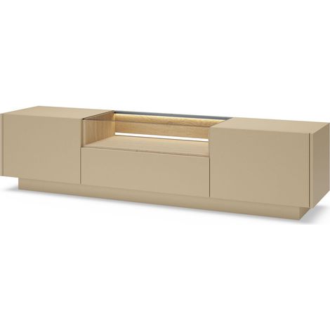 Mobile TV, rovere cacao + cremona, 176,4 x 43,4 x 39,5 cm