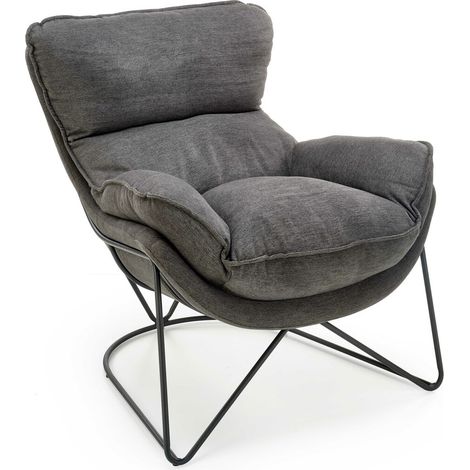 Sillón Houston 1419 , 85x75x88cm, Tapiz, Patas: Metal, 0