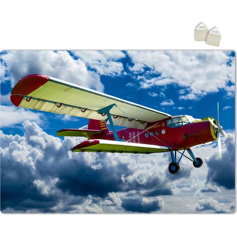 RED PLANE - POSTER in PVC da 3mm - Misura: 70x100 cm