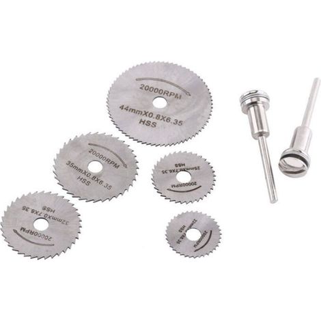 Lame De Scie Circulaire - Acier Rapide HSS - Diamètres 22 mm 25 mm 32 mm 35 mm 44 mm - Pour Métal Plastique Bois - 7 Pièces (1/4)